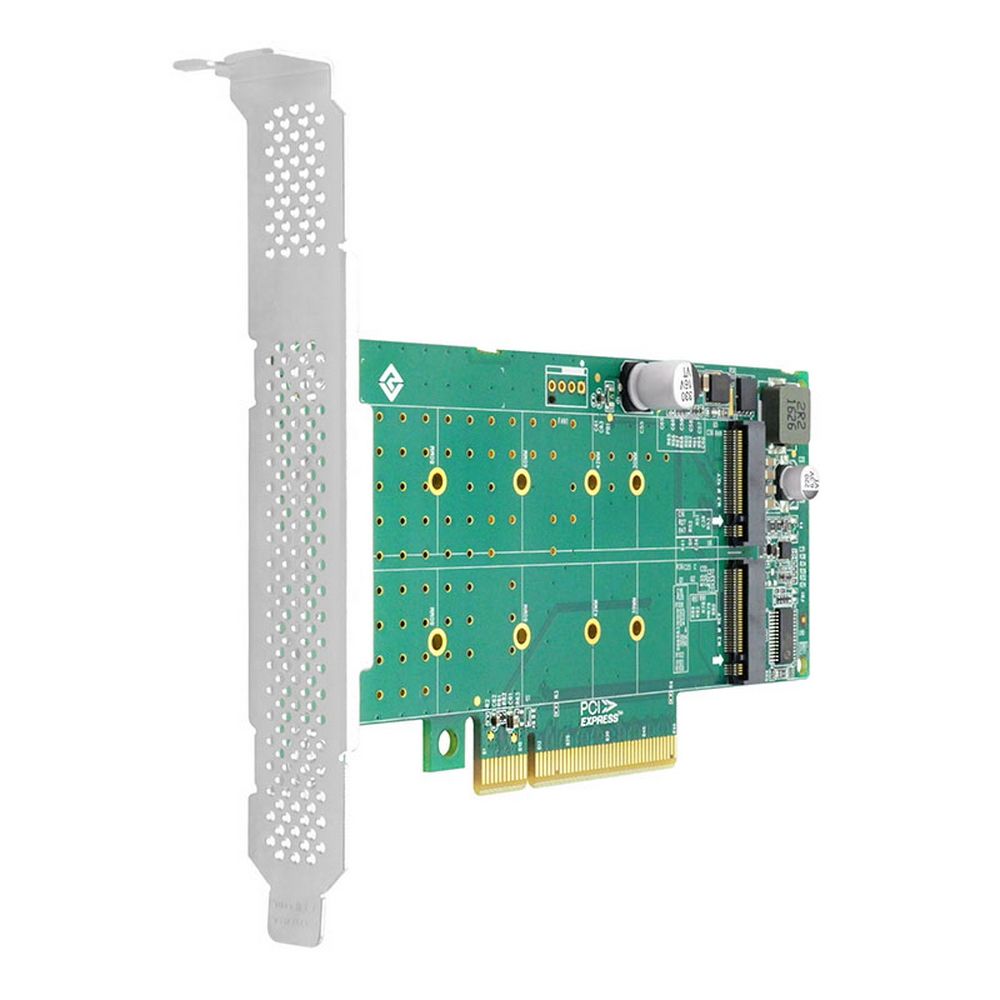 Адаптер Linkreal LRNV95N8 PCIe x8 to 2-Port M.2 NVMe Adapter (300701)