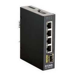 Коммутатор D-Link DIS-100G-5SW/A1A Промышленный неуправляемый коммутатор с 4 портами 10/100/1000Base-T и 1 портом 1000Base-X