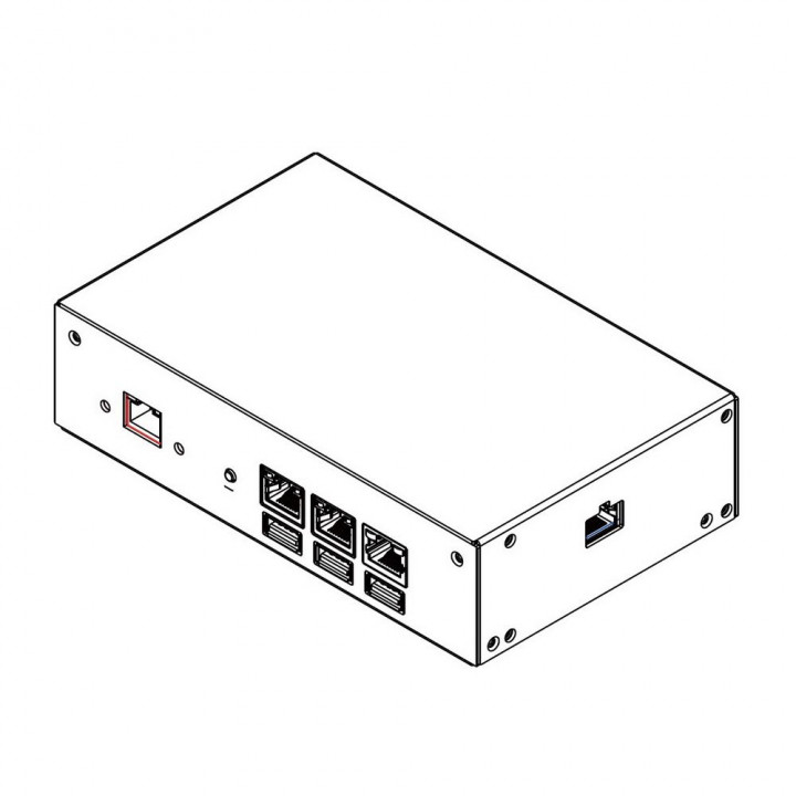 Платформа LEX PM2446-51G, J1900, 4 ГБ, 4× LAN | AFOX.SU