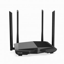 Маршрутизатор Tenda AC6 Двухдиапазонный WiFi роутер AC1200 до 300 Мбит/с на 2,4 ГГц + до 867 Мбит/с до 5 ГГц, LAN 3x100 Мбит/с, 