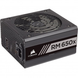 Блок питания Corsair RM650x |CP-9020178-EU| 650W 80 Plus Gold, полностью модульный