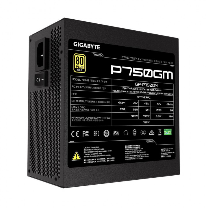 Блок питания Gigabyte P750GM GP-P750GM: 750 Вт купить | AFOX.SU