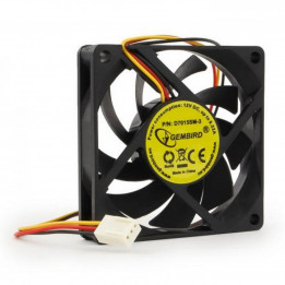 Вентилятор в корпус Gembird D7015SM-3 70x70x15, втулка, 3 pin, провод 25 см (068239)