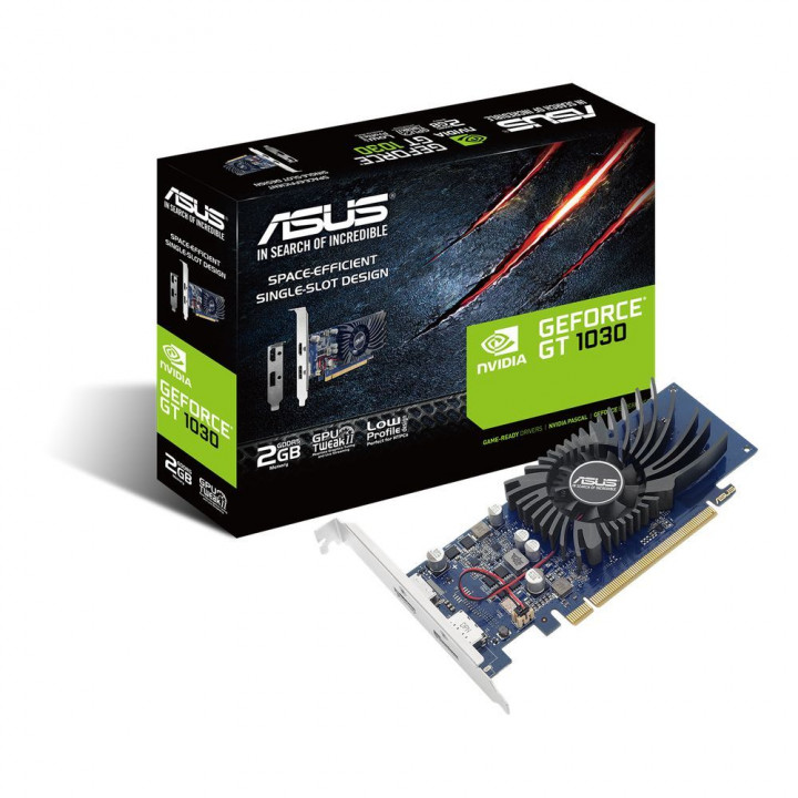Видеокарта ASUS GT 1030 2 ГБ GDDR5, 1 вентилятор | AFOX.SU