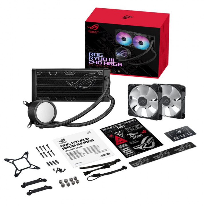ASUS ROG RYUO III 240 ARGB: Жидкостная система купить | AFOX.SU