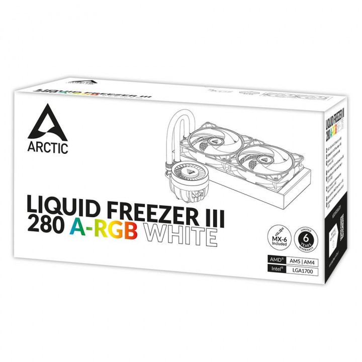 Liquid Freezer III 280 A-RGB White: Жидкостная купить | AFOX.SU