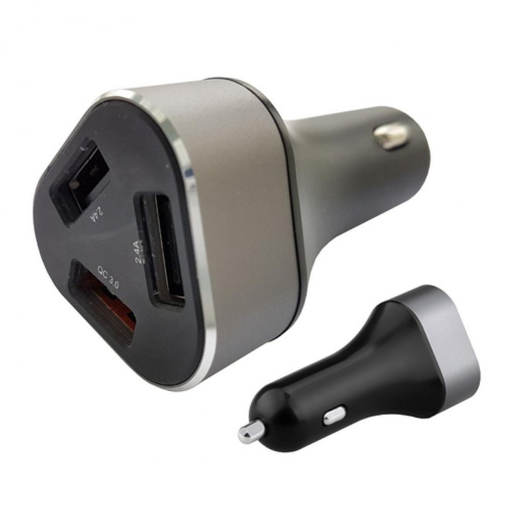 Зарядное устройство ACD АЗУ (ACD-C233-X3B) 23Вт, 3xUSB 1QC+2Smart, 3.6;12В, 3А RTL