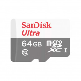 Карта памяти SanDisk Ultra microSDXC 64GB |SDSQUNR-064G-GN3MN|
