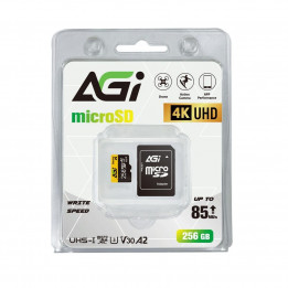 Карта памяти AGI 256GB microSD AGI256GGSTF138