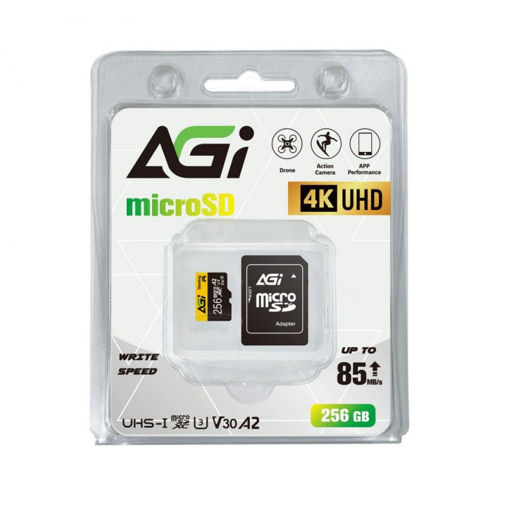 Карта памяти AGI 256GB microSD AGI256GGSTF138
