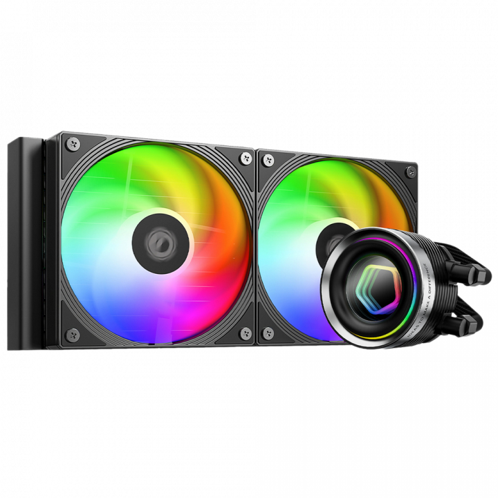 Вентилятор для процессора ID-Cooling FX240 INFINITY ARGB (Black) 300W all Intel/AMD