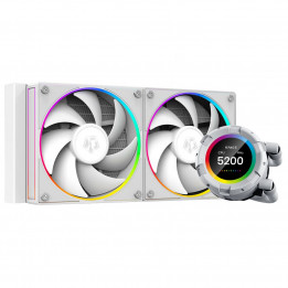 Вентилятор ID-Cooling SL240 WHITE /LCD SCREEN /300W /all Intel /all AMD