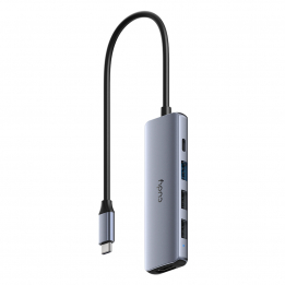 Концентратор CUDY UH405 5-IN-1 USB-C Hub with купить | AFOX.SU