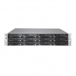 Корпус SuperMicro CSE-826BE1C4-R1K23LPB 2U, Black 8xHotSwap 3.5" SAS/SATA, 4xHotSwap 3.5" SAS/SATA/NVME ATX 1200W HS 2U RM