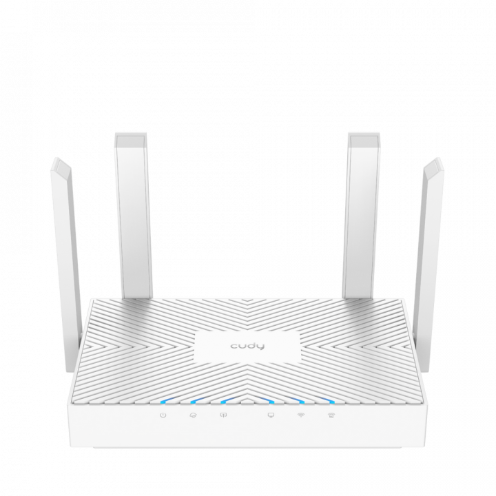 Маршрутизатор CUDY WR1300E AC1200 Gigabit Wi-Fi Router Dual Band, Chipset MediaTek, 3 × 10/100/1000Mbps RJ45 Ports, 4 x 5dBi fix