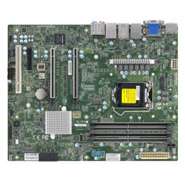 Материнская плата SuperMicro MBD-X12SCA-F-B W-1200 CPU, 4 DIMM slots, Intel W480 controller for 4 SATA3 (6 Gbps) ports, RAID 0,1