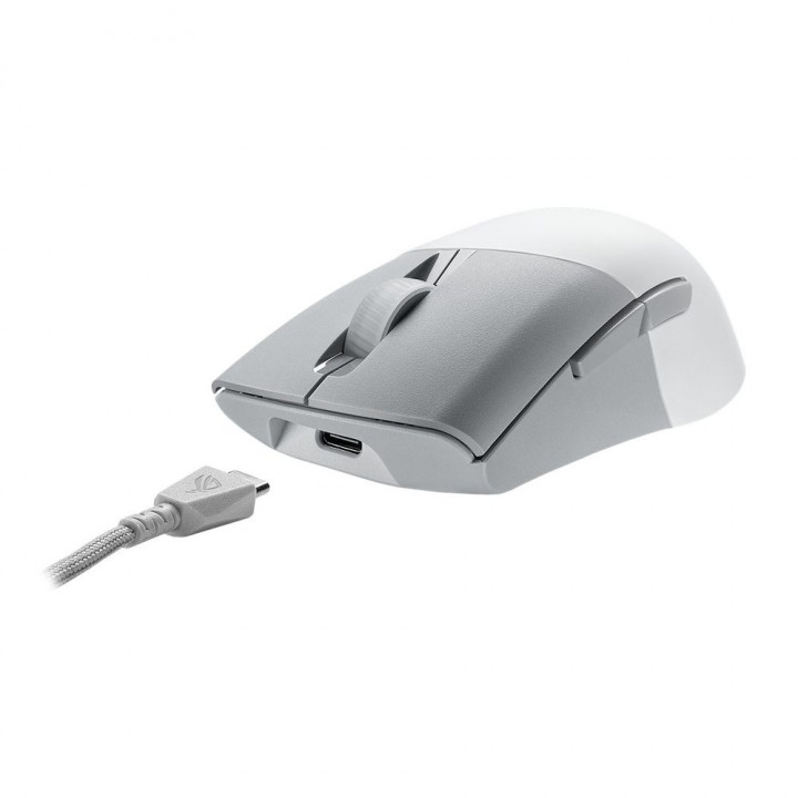Мышь ASUS P709 ROG KERIS WL AIMPOINT WHT 75g 36,000DPI | AFOX.SU