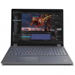 Ноутбук Lenovo ThinkPad P16 G2 Intel Core i7-14700HX/16Gb/SSD512Gb/RTX2000 8Gb/16"/IPS/WUXGA/1920x1200/60Hz/Win11Pro/Storm Grey 