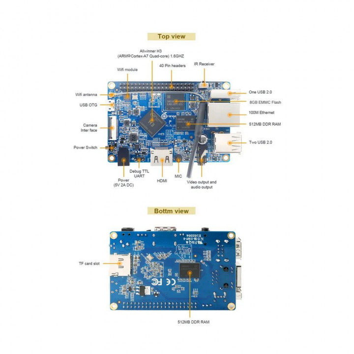 Orange Pi PC Plus: Проприетарный (собственный) купить | AFOX