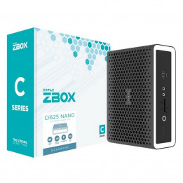 Платформа системного блока с ЦПУ Zotac ZBOX NANO ZBOX-CI625NANO SFF, FANLESS, i3-1115G4, 2X DDR4 SODIMM, 2.5" SATAIII BAY, 2 GLA