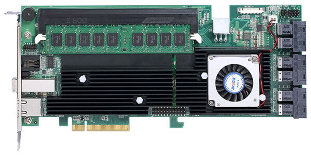 RAID-адаптер 1883ix-24: PCIe 3.0 x8 Full, 28 купить | AFOX