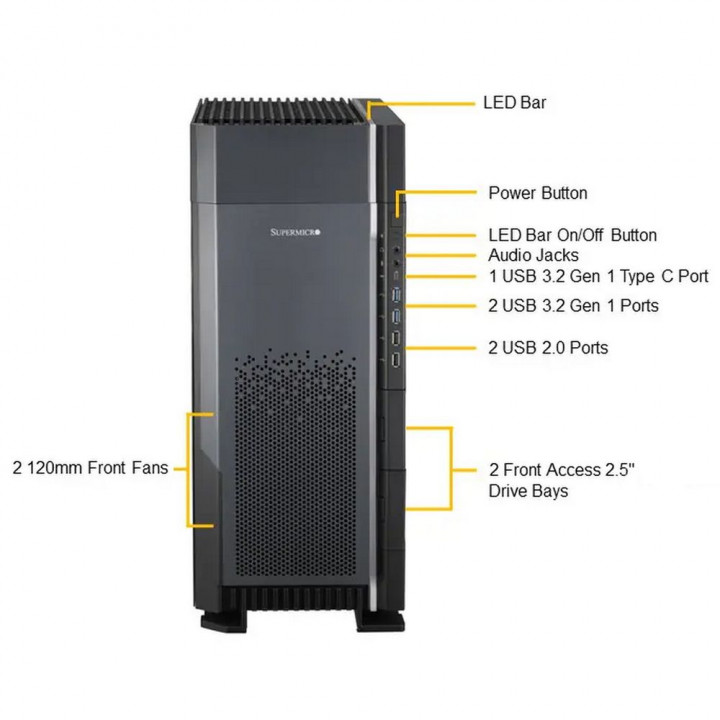 SYS-551A-T: Платформа рабочей станции купить | AFOX.SU