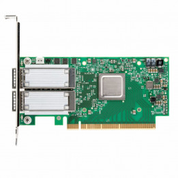 Сетевой адаптер Mellanox MCX516A-CCAT ConnectX-5 EN Network Interface Card 100 GbE Dual-Port QSFP28 PCIe3.0 x16 Tall Bracket ROH