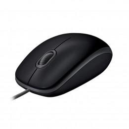 Мышь Logitech B100 Black |910-003357| черная, оптическая 800dpi, USB, 1.8м, , (041271)