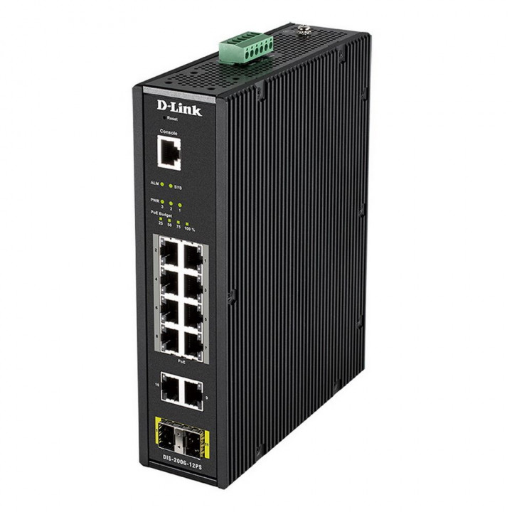 D-Link DIS-200G-12PS PoE | AFOX.SU