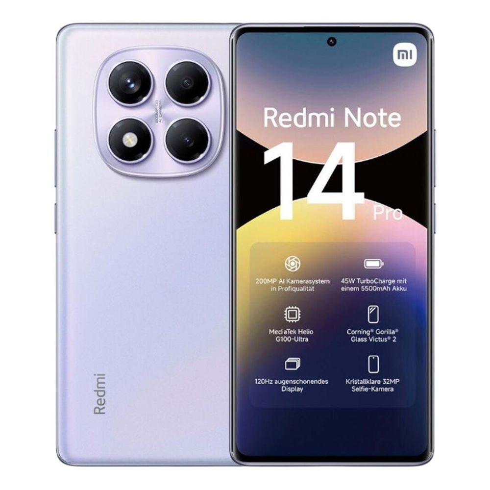 Смартфон Redmi Note 14 Pro 12+512Gb фиолетовый (MZB0IX6RU)