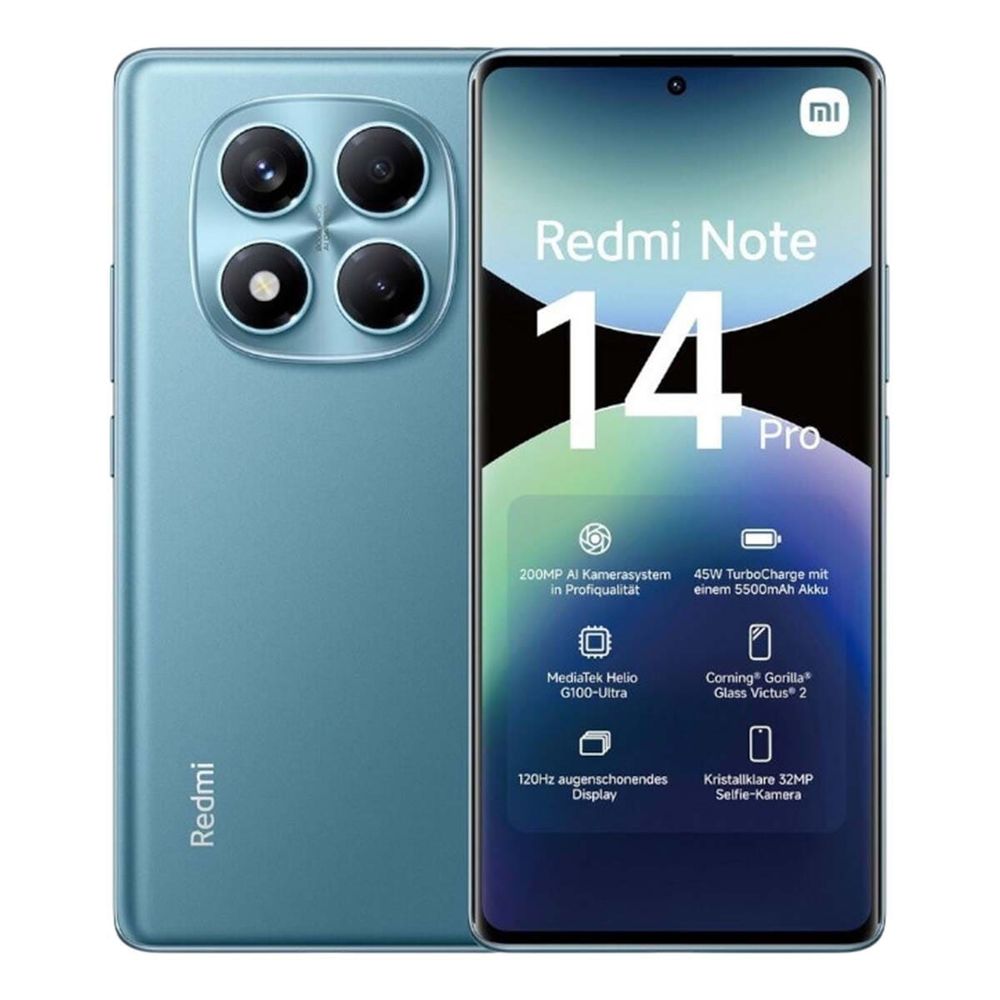 Смартфон Redmi Note 14 Pro 8+256Gb голубой (MZB0IX5RU)