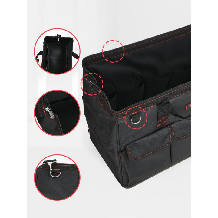 Сумка для инструментов Deli DL430906 "Black Edition"