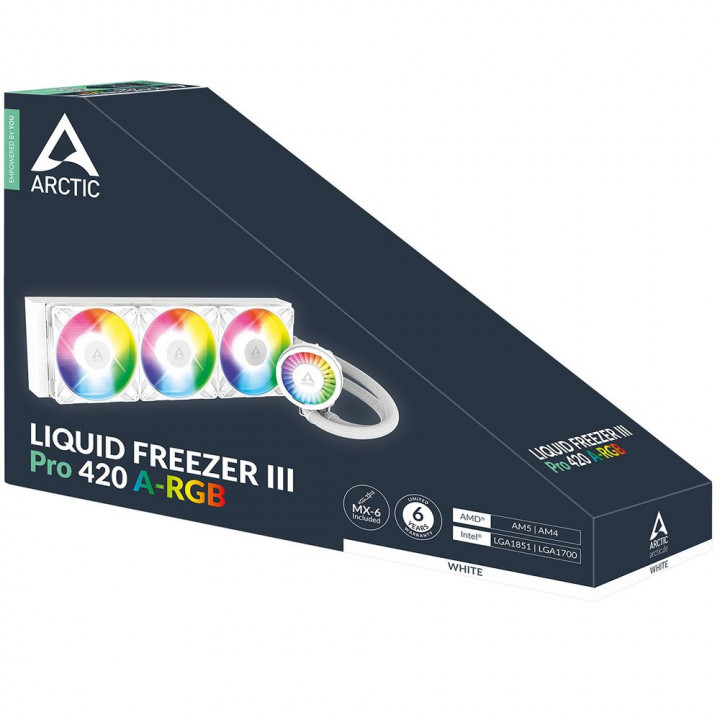 СЖО Arctic Liquid Freezer III Pro 420 A-RGB белая | AFOX.SU