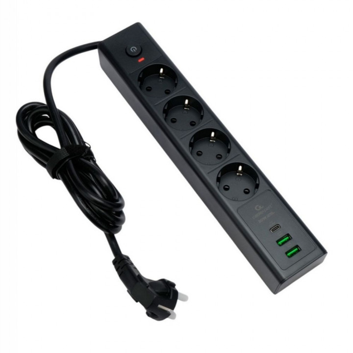 Сетевой фильтр Cablexpert Exnov EXN-4-CU2-B-2 купить | AFOX.SU