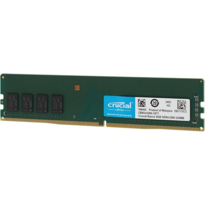 Оперативная память Crucial 8 ГБ DDR4-3200 UDIMM ПК | AFOX.SU