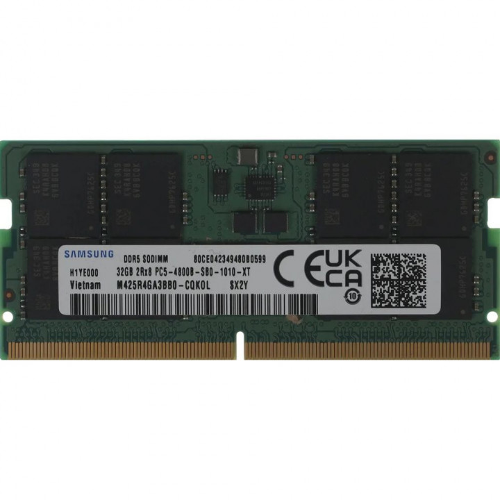 Samsung 32 ГБ DDR5-4800 SODIMM для ноутбука | AFOX.SU