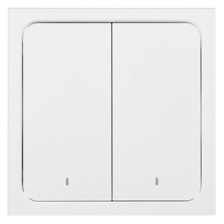 Умный выключатель Яндекс YNDX-00532 2 клавиши Zigbee | AFOX.SU