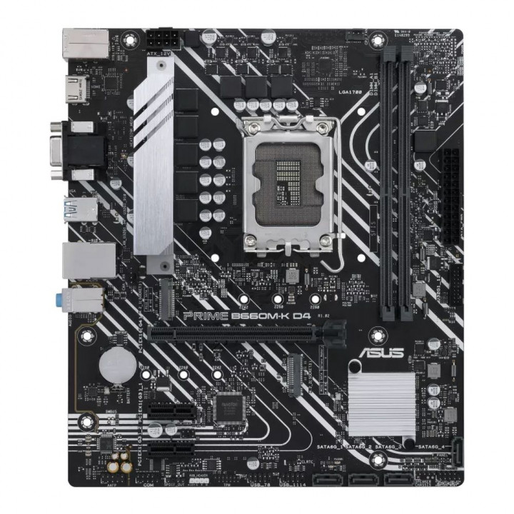 Материнская плата ASUS PRIME B660M-K D4, LGA1700, DDR4 | AFOX.SU