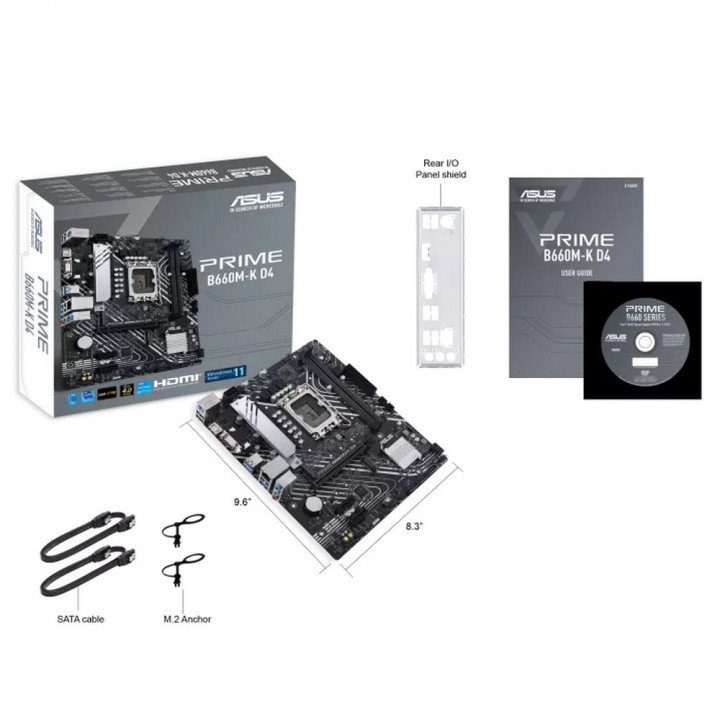 Материнская плата ASUS PRIME B660M-K D4, LGA1700, DDR4 | AFOX.SU