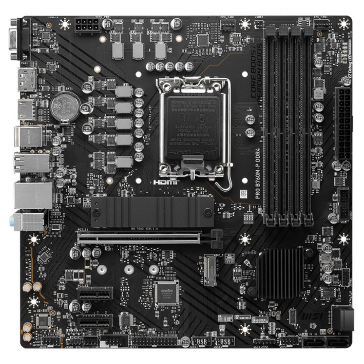 Материнская плата MSI PRO B760M-P DDR4, mATX, 4 слота | AFOX.SU