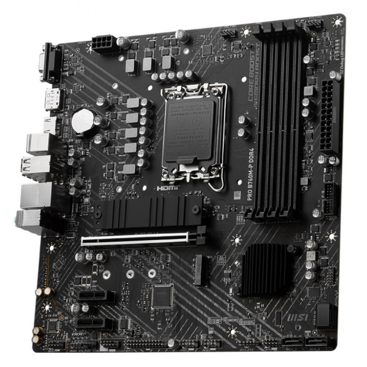 Материнская плата MSI PRO B760M-P DDR4, mATX, 4 слота | AFOX.SU