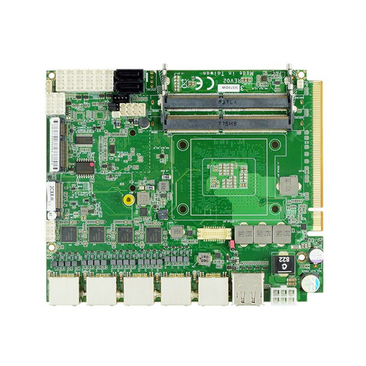 Плата LEX 3I370DW-4CXX-H, SBC, 5 LAN, 6 COM, 16 DI/DO | AFOX.SU