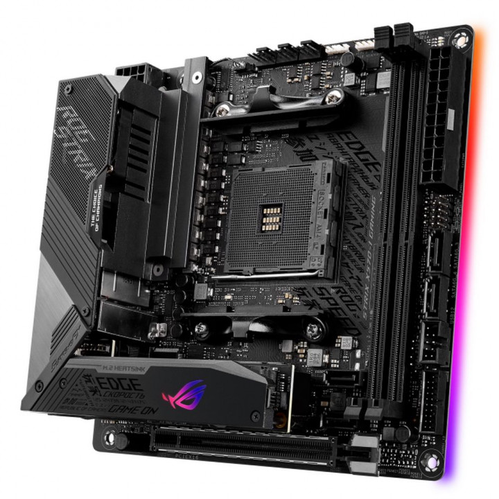 Плата ASUS ROG STRIX X570-I GAMING, AM4, mini-ITX, X570 | AFOX.SU