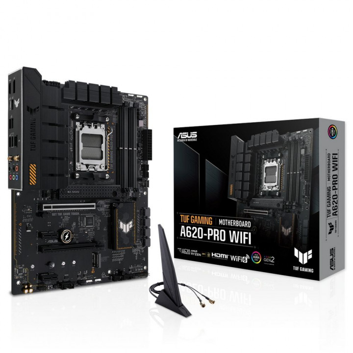 Плата ASUS TUF GAMING A620-PRO WIFI, AM5, Wi-Fi 6, ATX | AFOX.SU