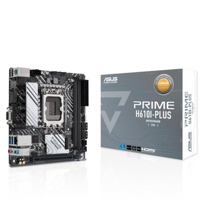Материнская плата ASUS PRIME H610I-PLUS-CSM, mini-ITX | AFOX.SU