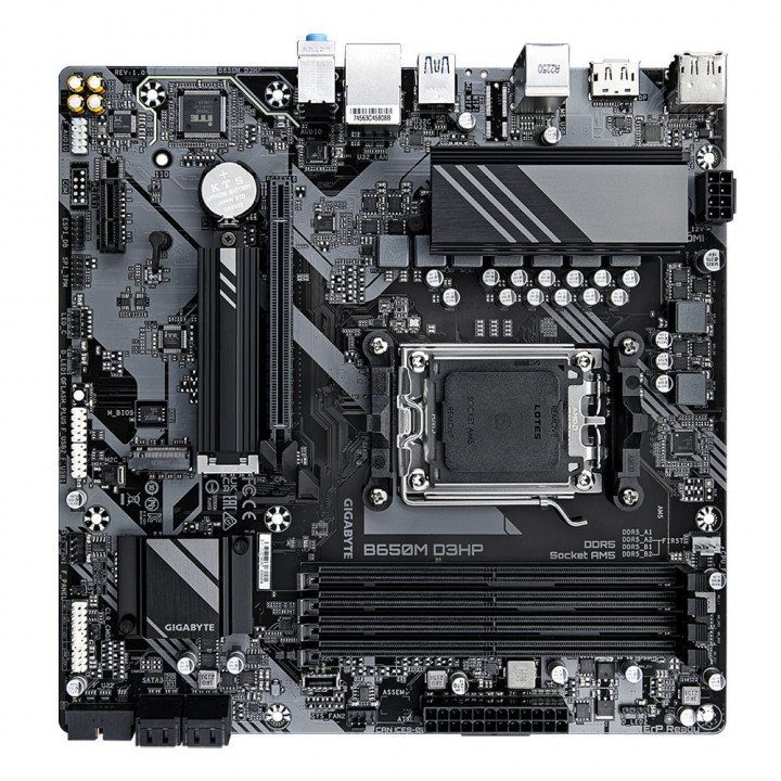 Материнская плата Gigabyte B650M D3HP, AM5, micro-ATX | AFOX.SU