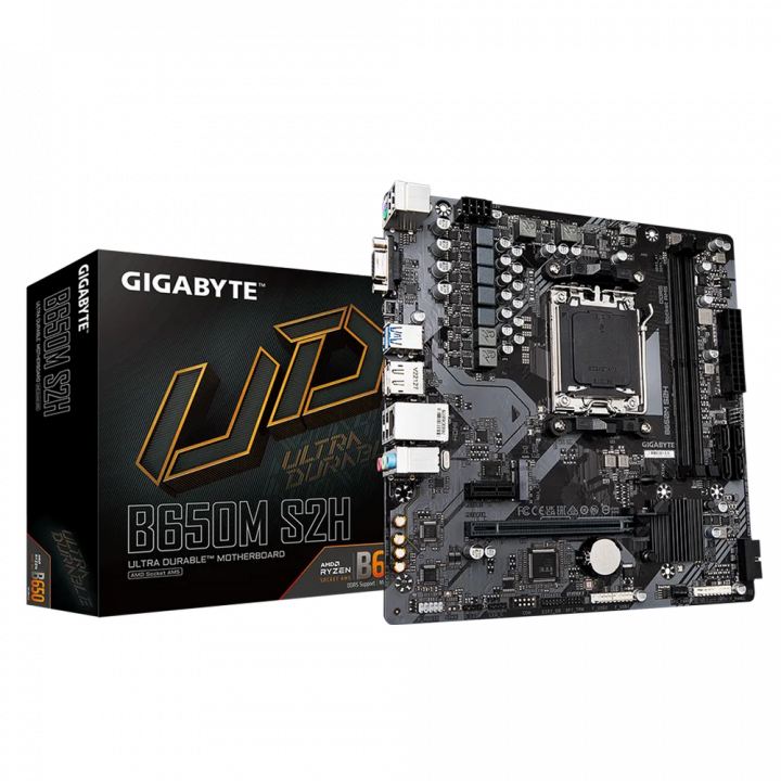 Материнская плата Gigabyte B650M S2H, AM5, micro-ATX | AFOX.SU