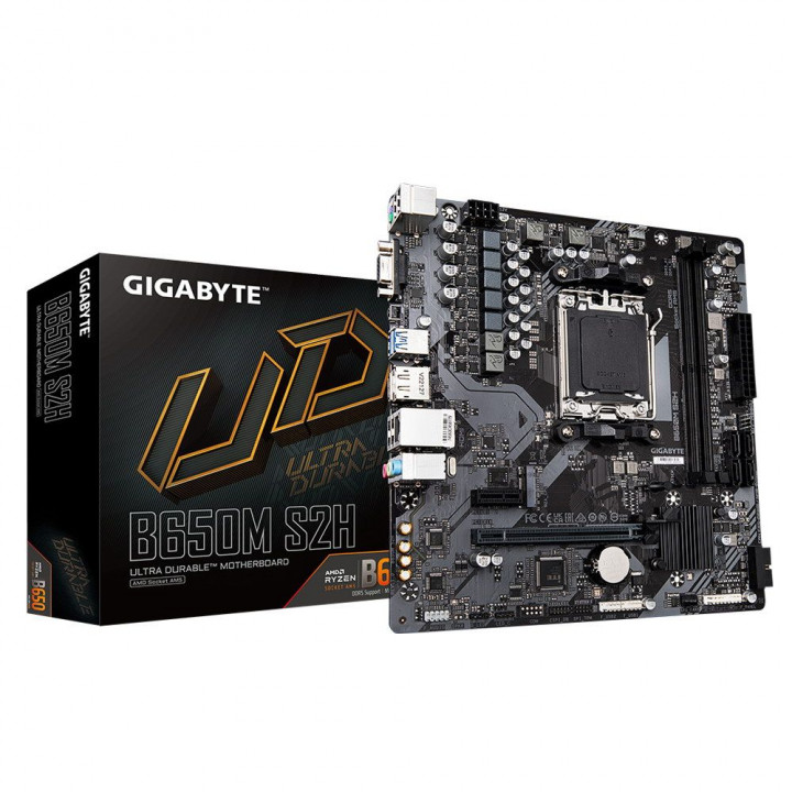 Материнская плата Gigabyte B650M S2H, AM5, micro-ATX | AFOX.SU