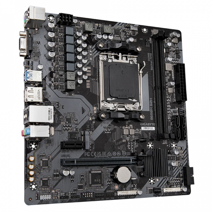 Материнская плата Gigabyte B650M S2H, AM5, micro-ATX | AFOX.SU