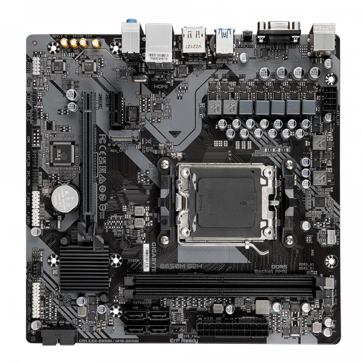 Материнская плата Gigabyte B650M S2H, AM5, micro-ATX | AFOX.SU
